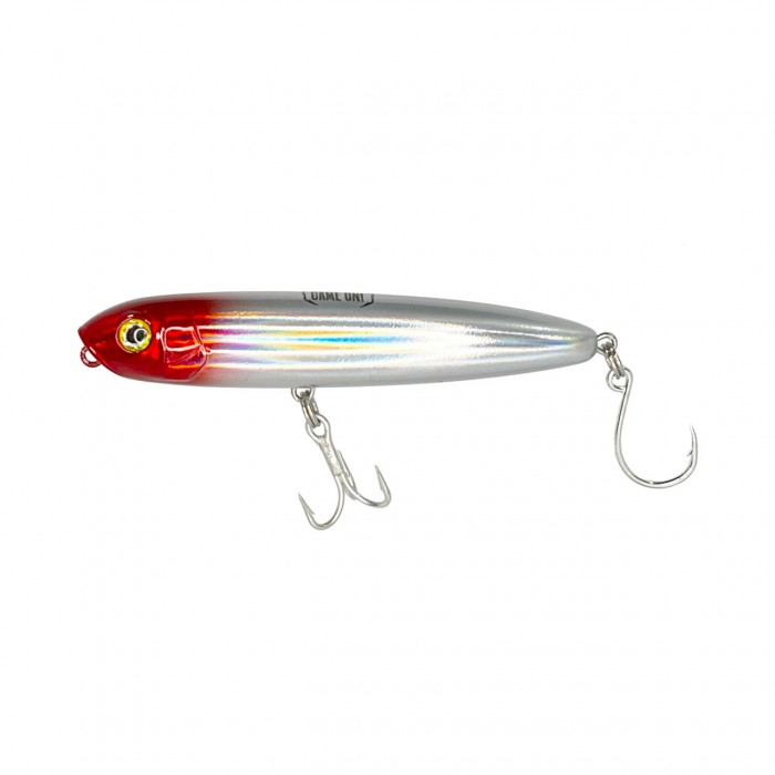 X-Walk™ Topwater Lure (4.5", 1 oz) Game On! Red/Silver